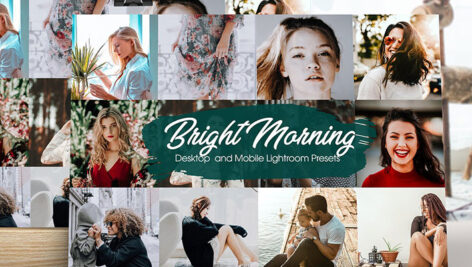 40 پریست لایت روم حرفه ای صبح روشن Bright Morning Lightroom Presets