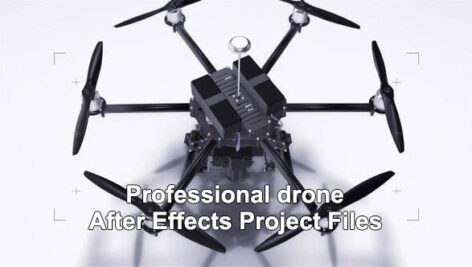 پروژه آماده افتر افکت با موزیک لوگو آتلیه عکاسی هلیشات حرفه ای Professional drone