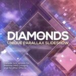 پروژه پریمیر اسلایدشو با موزیک پارالاکس الماس Diamonds Unique Parallax Slideshow