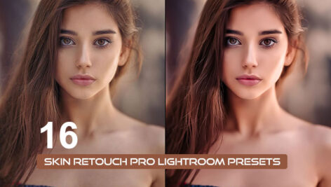 16 پریست لایت روم حرفه ای رتوش پوست صورت Skin Retouch Pro Lightroom Presets