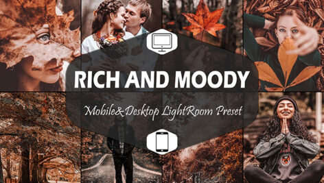 20 پریست لایت روم فصل پاییز Rich And Moody Mobile & Desktop Lightroom Presets Fall