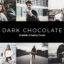 20 پریست لایت روم و پریست کمرا راو و لات رنگی شکلاتی تیره Dark Chocolate LR Presets