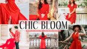 40 پریست لایت روم و کمرا راو و اکشن فتوشاپ تم شکوفه زیبا Chic Bloom Pro Lightroom Presets