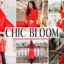 40 پریست لایت روم و کمرا راو و اکشن فتوشاپ تم شکوفه زیبا Chic Bloom Pro Lightroom Presets