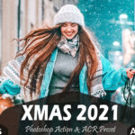 اکشن فتوشاپ و پریست کمرا راو کریسمس 2021 جدید Xmas 2021 Photoshop Actions And ACR Presets Christmas