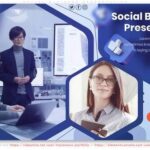 پروژه افتر افکت با موزیک معرفی شرکت و جوامع مجازی Social Business Presentation