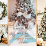 پریست لایت روم دسکتاپ و موبایل تم طلایی کریسمس Christmas Home Gold Edition Lightroom Presets