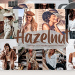 24 پریست لایت روم حرفه ای تم رنگ فندق Hazelnut Lightroom Presets