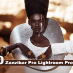 40 پریست لایت روم و پریست کمرا راو و اکشن فتوشاپ تم زنگبار آفریقا Zanzibar Pro Lightroom Presets