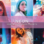 10 پریست لایت روم حرفه ای تم رنگی نئون Neon Lightroom Presets (1)