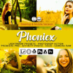 20 پریست لایت روم سینمایی و اکشن و لات رنگی فتوشاپ Phoniex Lightroom Presets