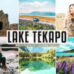 40 پریست لایت روم و کمرا راو و اکشن فتوشاپ تم دریاچه تکاپو Lake Tekapo Lightroom Presets