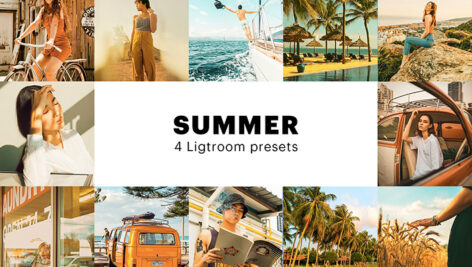 8 پریست لایت روم تابستان دسکتاپ و موبایل Summer Lightroom Presets