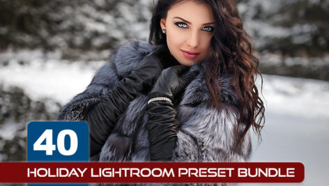40 پریست آماده لایت روم حرفه ای زمستان Holiday Lightroom Preset Bundle