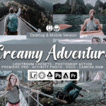 40 پریست لایت روم تم رنگی خاکستری Creamy Adventure Lightroom Presets