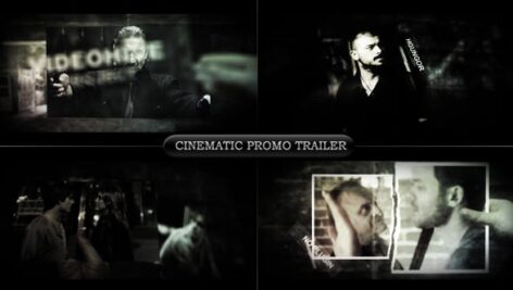 پروژه آماده افتر افکت تیتراژ سینمایی با موزیک Cinematic Promo Trailer