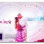 پروژه پریمیر اسلایدشو با موزیک پارالاکس ولنتاین Valentine Hearts Parallax Slideshow