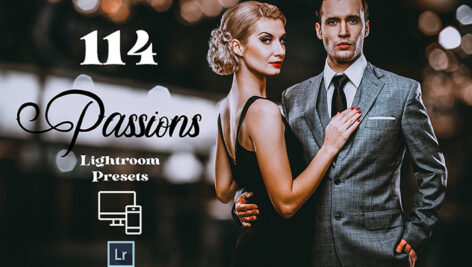 114 پریست لایت روم حرفه ای دسکتاپ و موبایل Passions Adobe Lightroom Preset