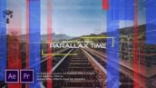 پروژه آماده پریمیر اسلایدشو با موزیک افکت پارالاکس The Time Industry Parallax Slideshow