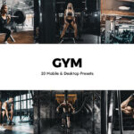 20 پریست لایت روم و لات رنگی ورزشی و پریست کمرا راو فتوشاپ Gym Lightroom Presets & LUTs