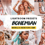 30 پریست لایت روم حرفه ای پرتره و پریست فتوشاپ Bohemian lightroom presets