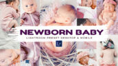 30 پریست لایت روم نوزاد و پریست کمرا راو Newborn Baby Lightroom Presets