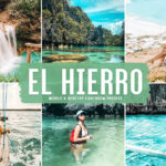 40 پریست لایت روم و پریست کمرا راو و اکشن فتوشاپ تم ال هیرو El Hierro Lightroom Presets