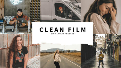 10 پریست رنگی حرفه ای لایت روم Clean Film Lightroom Presets