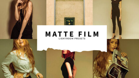 10 پریست رنگی لایت روم رنگ سینماتیک مات رنگی Matte Film Lightroom Presets