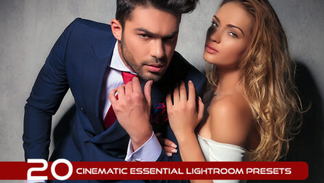 20 پریست لایت روم سینمایی حرفه ای Cinematic Essential Lightroom Presets