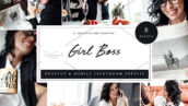 24 پریست رنگی لایت روم حرفه ای Girl Boss Lightroom Presets
