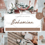 27 پریست رنگی لایت روم 2021 حرفه ای Bohemian Lightroom Presets