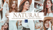 30 پریست لایت روم حرفه ای تم رنگ طبیعی Natural Mobile & Lightroom Preset