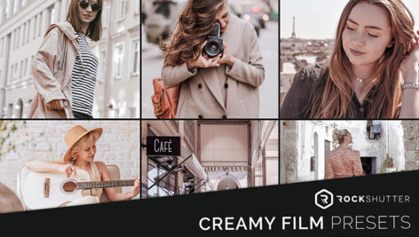 خرید پریست لایت روم سینمایی 12 عددی CREAMY FILM Lightroom Presets