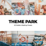 خرید پریست لایت روم و پریست کمرا راو فتوشاپ و لات رنگی Theme Park Lightroom Presets LUTs