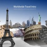 پروژه آماده افتر افکت با موزیک تبلیغ آژانس مسافرتی Worldwide Travel Intro Show