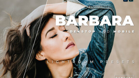 20 پریست لایت روم پرتره زیبا دسکتاپ و موبایل Barbara Lightroom Preset