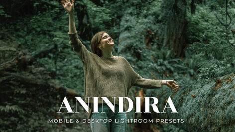 20 پریست لایت روم تم جنگل عکس پرتره Anindira Lightroom Presets