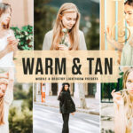 40 پریست لایت روم و پریست کمرا راو و اکشن فتوشاپ Warm Tan Lightroom Presets