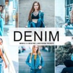 40پریست لایت روم پرتره و کمرا راو و اکشن فتوشاپ Denim Lightroom Presets