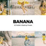 پریست لایت روم و پریست کمرا راو فتوشاپ و لات رنگی تم رنگی موز Banana Lightroom Presets And LUTs