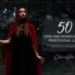 150 پریست لایت روم حرفه ای و LUTs رنگی Dark and Monochrome LUTs and Presets Pack