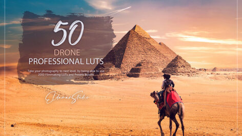 150 پریست لایت روم حرفه ای و LUTs رنگی Drone LUTs and Presets Pack