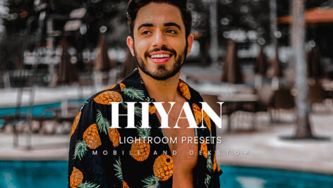 20 افکت رنگی لایت روم حرفه ای Hiyan Lightroom Presets