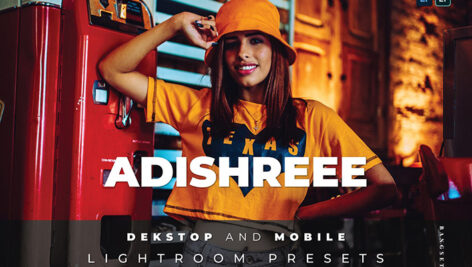 20 پریست لایت روم رنگی تم شاد Adishreee Lightroom Preset