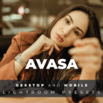 20 پریست لایت روم رنگی تم پرتره Avasa Lightroom Preset