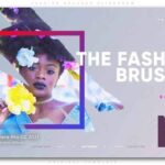 پروژه آماده پریمیر با موزیک افکت براش رنگ Fashion Brushes Slideshow