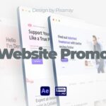 پروژه افتر افکت 2021 حرفه ای معرفی وب سایت Website Promo Presentation