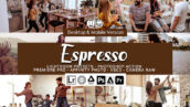 100 پریست لایت روم و لات رنگی تناژ شکلاتی Espresso Presets Photoshop actions