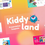 قالب پاورپوینت حرفه ای مهدکودک Kiddyland Education-Kids PowerPoint Template